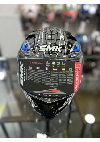 Stellar Mavi Taoteı Kapalı Kask