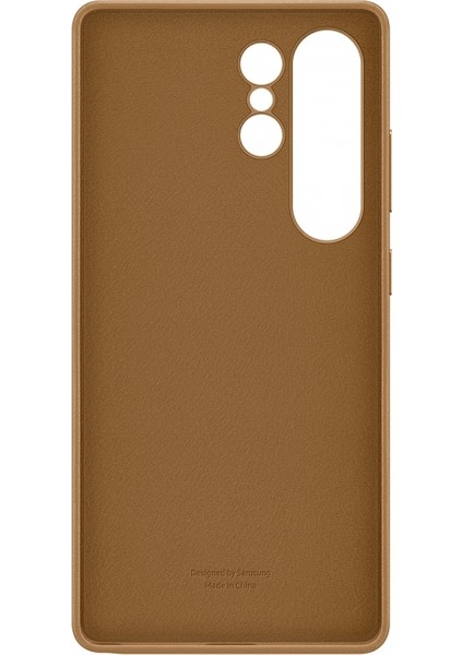 Samsung Galaxy S25 Ultra Deri Kılıf Taba Rengi