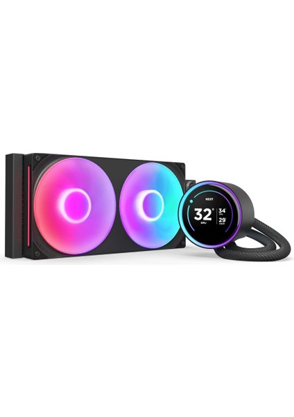 Kraken Elite Rgb Siyah IPS LCD 280 mm Intel-Amd Uyumlu Sıvı Soğutucu