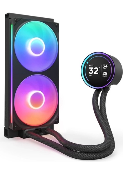 Kraken Elite Rgb Siyah IPS LCD 280 mm Intel-Amd Uyumlu Sıvı Soğutucu