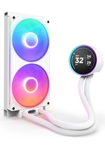 Kraken Elite Rgb Beyaz IPS LCD 280 mm Intel-Amd Uyumlu Sıvı Soğutucu fiyatları