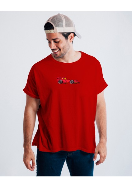 Lewis Hamilton Ferrari Illüstrasyon T-Shirt fiyatları