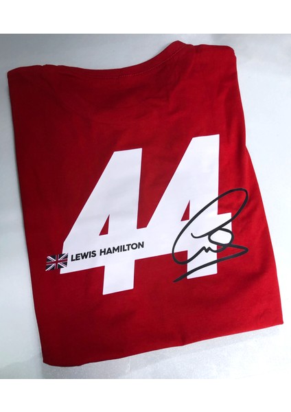 Lewis Hamilton Ferrari Illüstrasyon T-Shirt indirimleri