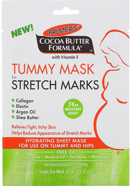 Kakao Yağı Formüllü Hamileler Için Karın Maskesi