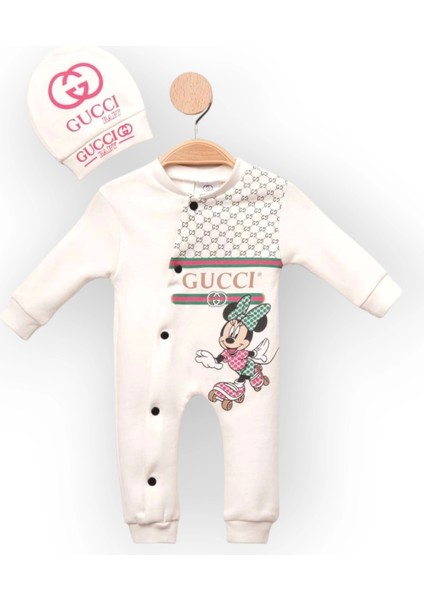 Baby Marka Cuccy Desen Şapkalı Tulum 6-24 Ay