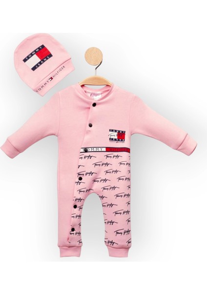 Baby Marka Tomm Desen Şapkalı Tulum 6-24 Ay