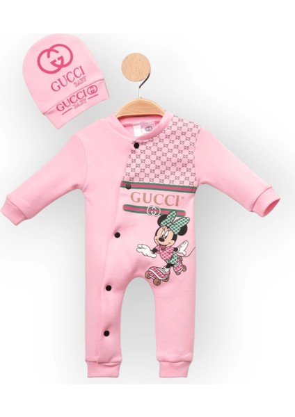 Baby Marka Cuccy Desen Şapkalı Tulum 6-24 Ay