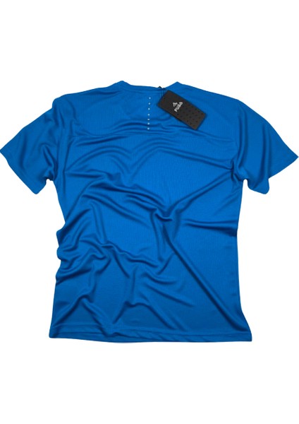 Erkek Sıfır Yaka Tişört Mavi fiyatları