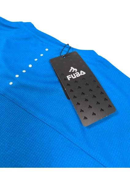 Erkek Sıfır Yaka Tişört Mavi modelleri