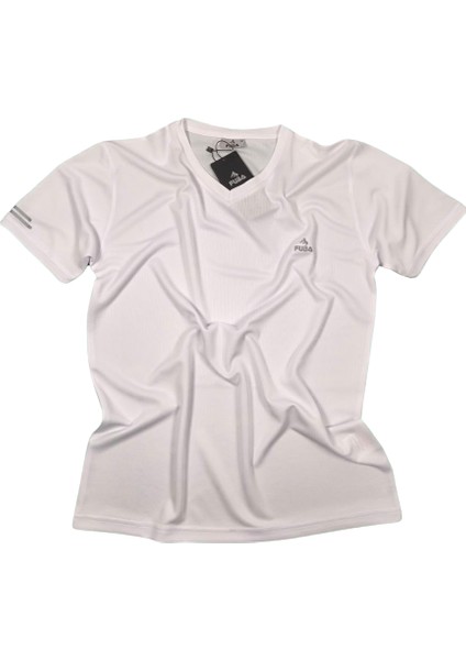 Erkek V Yaka Beyaz Tişört