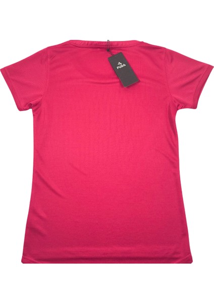 0 Yaka Regular Kalıp Mürdüm Kadın T-Shirt fırsatları