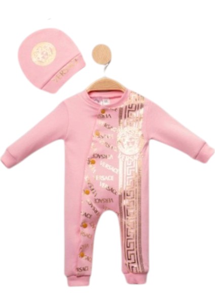 Baby Marka Versay Desen Şapkalı Tulum 6-24 Ay