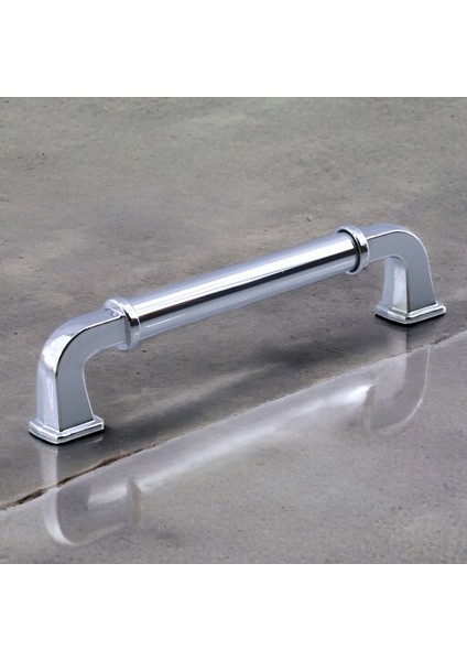 Alfa Metal Gümüş Krom Renk Kulp 128 mm Mobilya Çekmece Mutfak Dolabı Dolap Kapak Kulpu fırsatları