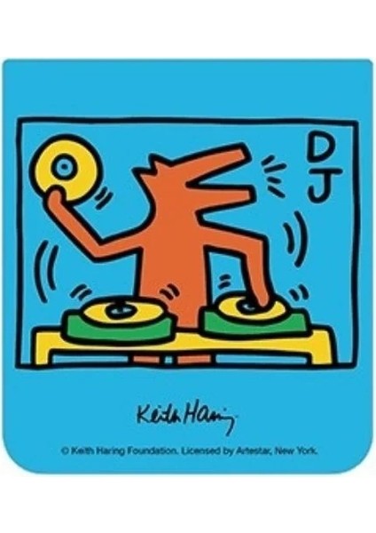 Samsung Galaxy Z Flip 5 Flipsuit Kart - Keith Haring (Müzik)