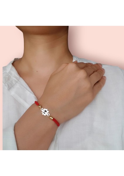 14 Ayar Plakalı Altın Özel Yaprak Figürlü, Kırmızı Örgü Det Ayıyla Atatürk Sembollü Bileklik, Özgürlüğü ve Bağımsızlığı Simgeleyen Anlamlı ve Gurur Verici Bir Hediye! fiyatları