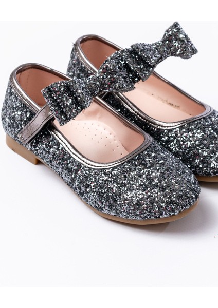 Kız Çocuk Sedef Kaydırmaz Taban Cam Kırık Fiyonk Babet