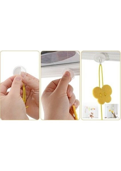 Kelebek Model Elastik Kendinden Yapışkanlı Kedi Oyun Oltası fiyatları