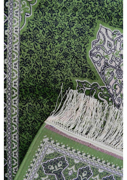 Bambu Iplikten Dokuma Parlak Tuşeli Yeşil Renk Halı (80 x 125 cm ) fırsatları