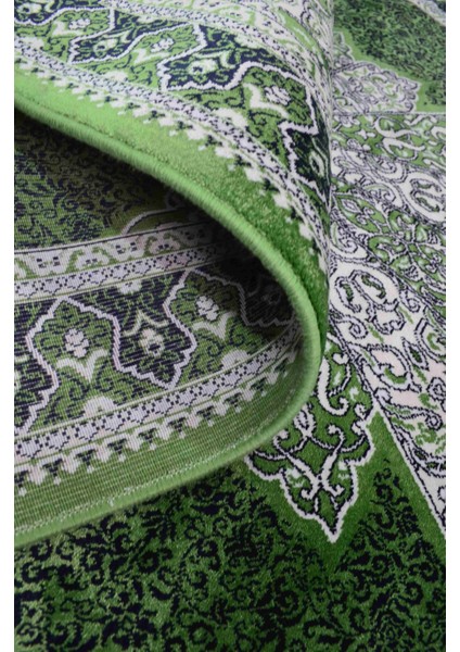 Bambu Iplikten Dokuma Parlak Tuşeli Yeşil Renk Halı (80 x 125 cm ) indirimleri
