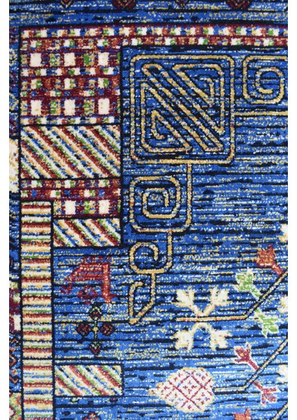 Bambu Iplikten Dokuma Parlak Tuşeli Lacivert Renk Halı (80 x 125 cm ) modelleri