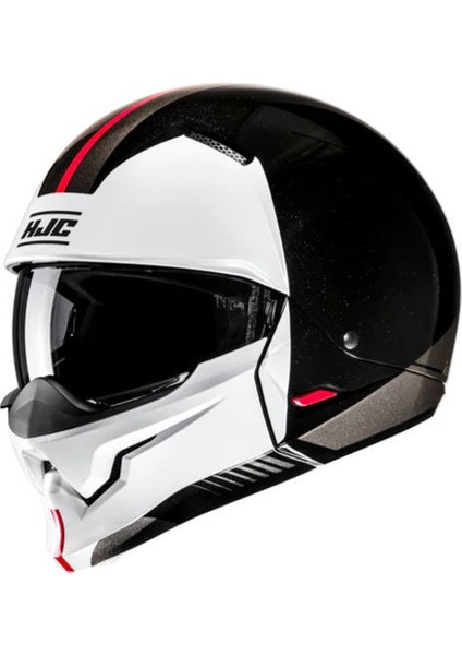 I20 Vena Mc1 Modüler Motosiklet Kaskı Siyah Beyaz