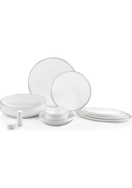 Koleksiyon Sufı Altın 12 Kişilik 55 Parça Yemek Takımı