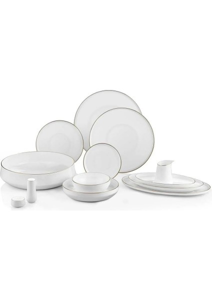 Koleksiyon Sufı Altın 6 Kişilik 37 Parça Yemek Takımı