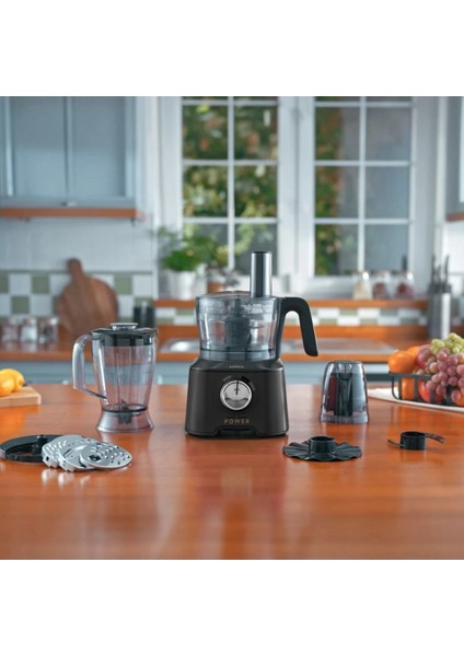 Mutfak Robotu 2000 W Güçlü Motor, 1,5 Lt Hazne, Doğrama, Çırpma, Parçalama Güçlü Performanslı indirimleri