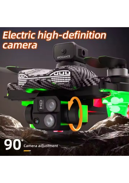 C19S Drone 360 Derece Engel Kaçınma Karbon Fiber Drone Wifili 1080P Çözünürlüklü fırsatları