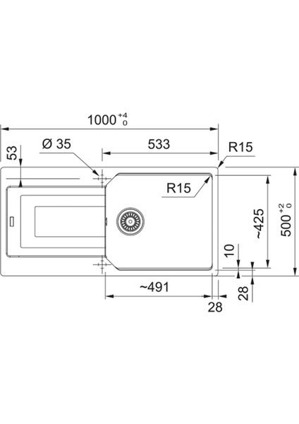 114.0729.073 Franke Urban Ubg 611-100 Slate Grey Granit Eviye fiyatları