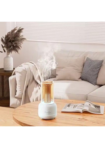 150 ml Ulrasonik Hava Nemlendirici Buhar Makinesi ve Aroma Difüzörü H2O