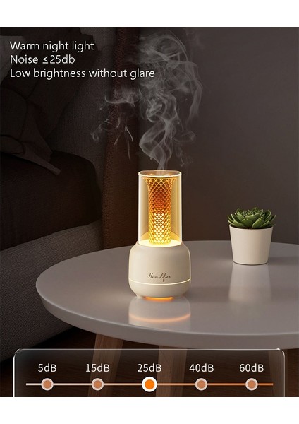 150 ml Ulrasonik Hava Nemlendirici Buhar Makinesi ve Aroma Difüzörü H2O