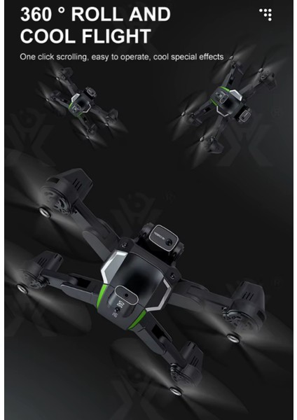 968S Katlanır Uzaktan Kumandalı Drone Hd Çift Kamera Optik Akış Yerelleştirme Engel Kaçınma