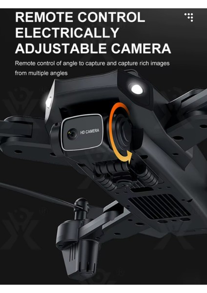 968S Katlanır Uzaktan Kumandalı Drone Hd Çift Kamera Optik Akış Yerelleştirme Engel Kaçınma