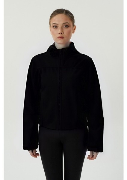 Kadın Siyah Softshell Mont 2421192
