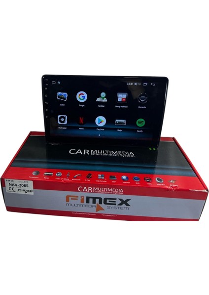 Tüm Araçlara Uygun Tek Din 9'' Fimex 2-64 Dspli Pro Oem Multimedia modelleri