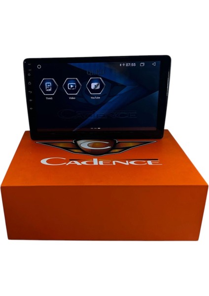 Tüm Araçlara Uygun Tek Din 9'' Cadence T5 Işlemcili Profesyonel 360 Cam Destekli Oem Multimedia