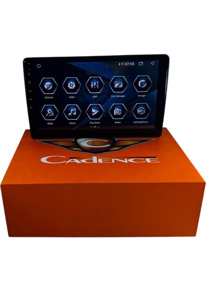 Tüm Araçlara Uygun Tek Din 9'' Cadence T5 Işlemcili Profesyonel 360 Cam Destekli Oem Multimedia