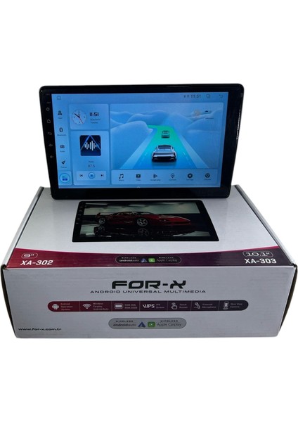 Tüm Araçlara Uygun Tek Din 9'' Forx 2-32 Yeni Seri Işlemcili Pro Oem Multimedia
