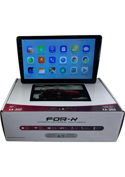 Tüm Araçlara Uygun Tek Din 9'' Forx 2-32 Yeni Seri Işlemcili Pro Oem Multimedia