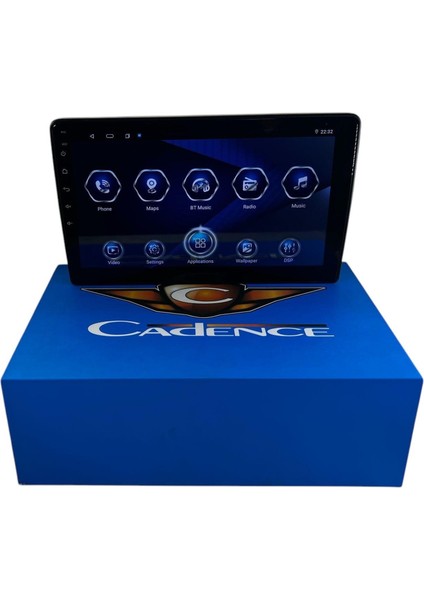 Tüm Araçlara Uygun Tek Din 9'' Cadence 6-128 (Sim Kartlı) 360 Cam Destekli Pro Oem Multimedia