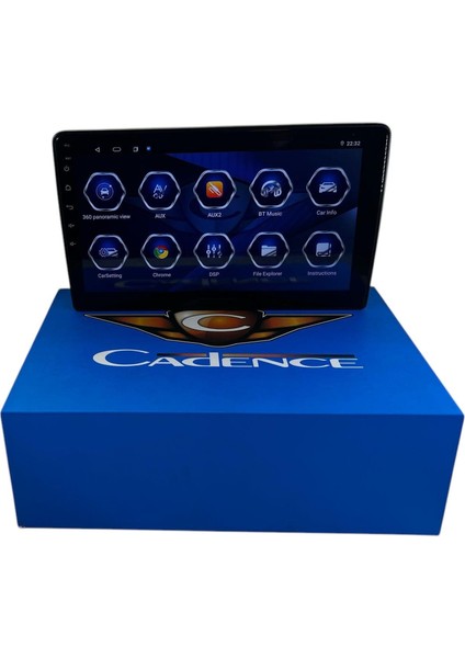 Tüm Araçlara Uygun Tek Din 9'' Cadence 6-128 (Sim Kartlı) 360 Cam Destekli Pro Oem Multimedia