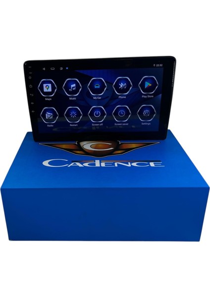 Tüm Araçlara Uygun Tek Din 9'' Cadence 6-128 (Sim Kartlı) 360 Cam Destekli Pro Oem Multimedia
