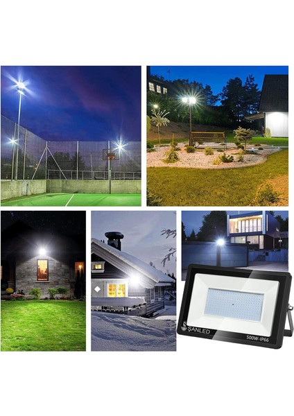 500W 30.000 Lümen 6500K Beyaz Işık Smd LED Projektör-1 Adet