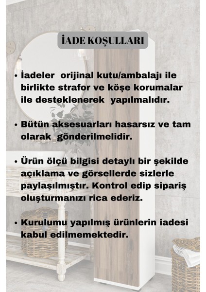 Çok Amaçlı 5 Bölmeli Banyo Mutfak Kiler Dolabı