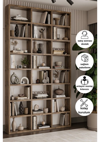 Çok Raflı Dekoratif Kitaplık/çok Amaçlı Dolap