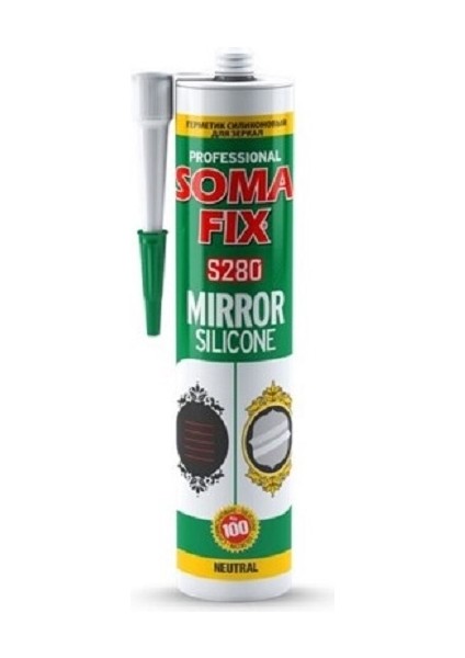 24 Adet 280 ml Şeffaf Ayna Silikonu