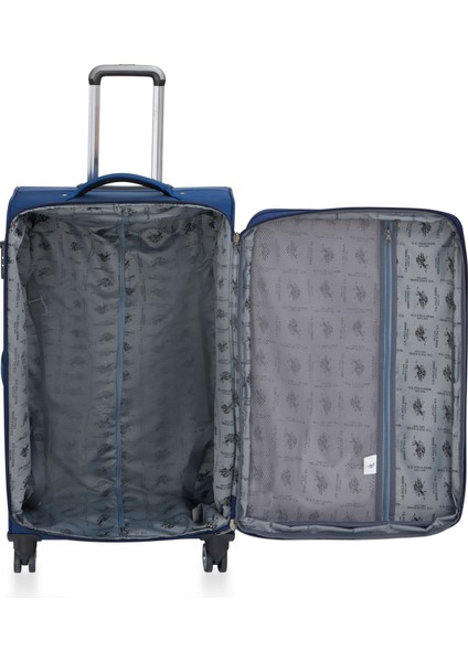 24031-24032 3'Lü Set Ultra Light Hafif Lüx Kumaş Tekerlekli Valiz