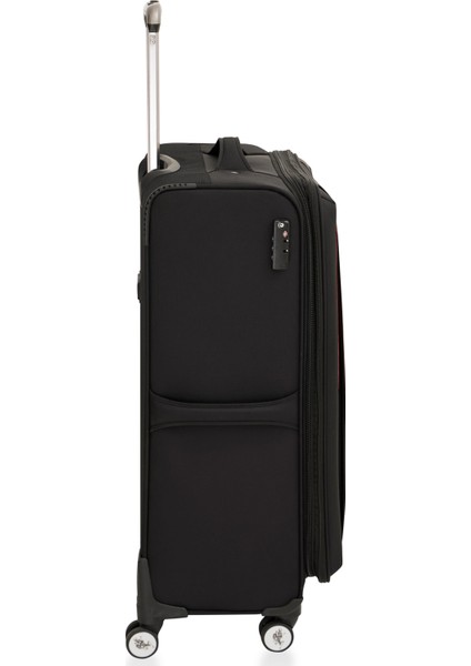24031-24032 3'Lü Set Ultra Light Hafif Lüx Kumaş Tekerlekli Valiz fırsatları