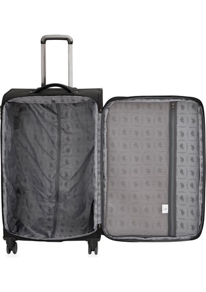 24031-24032 3'Lü Set Ultra Light Hafif Lüx Kumaş Tekerlekli Valiz